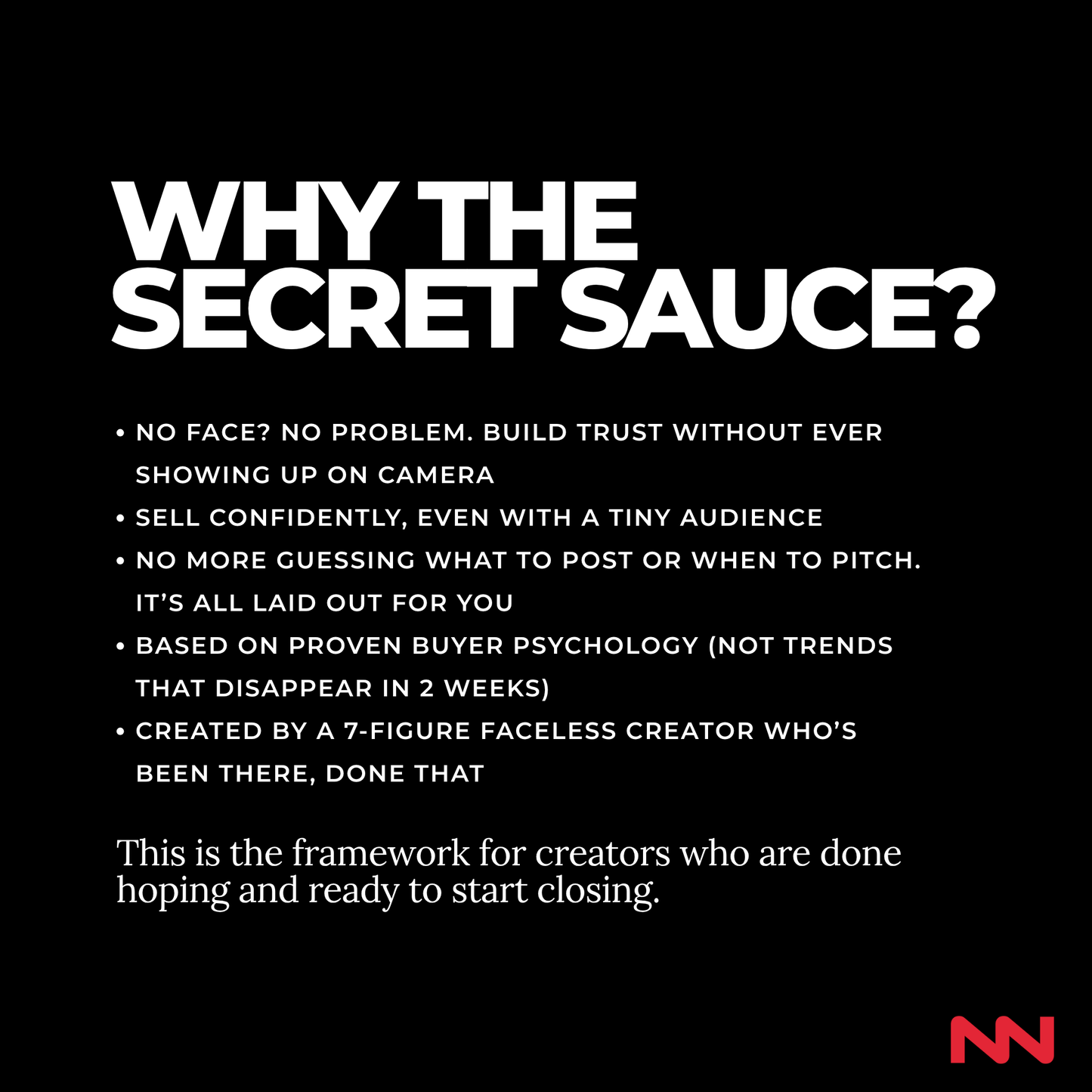 The Secret Sauce