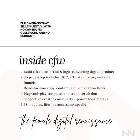 Create Faceless Wealth