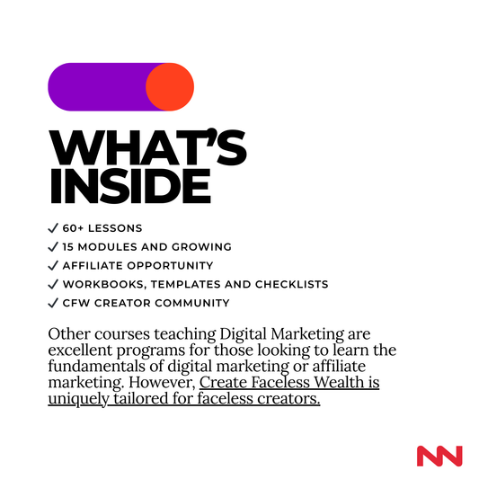 Create Faceless Wealth