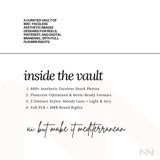 The Faceless Image Vault