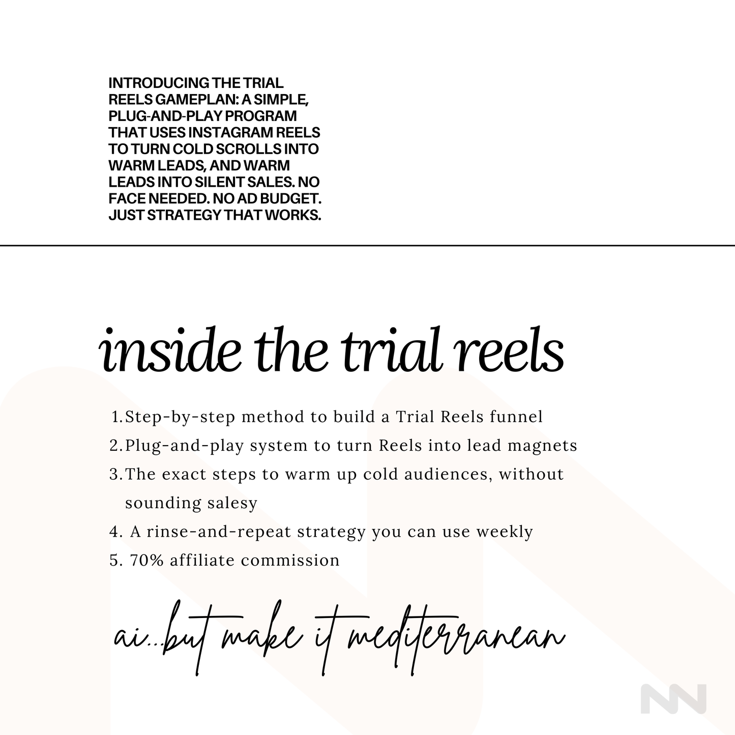 The Trial Reels Gameplan