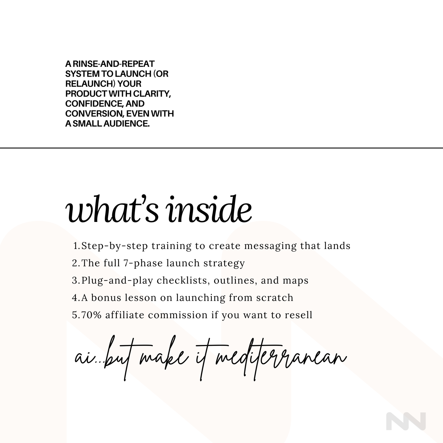 The Faceless Launch Formula