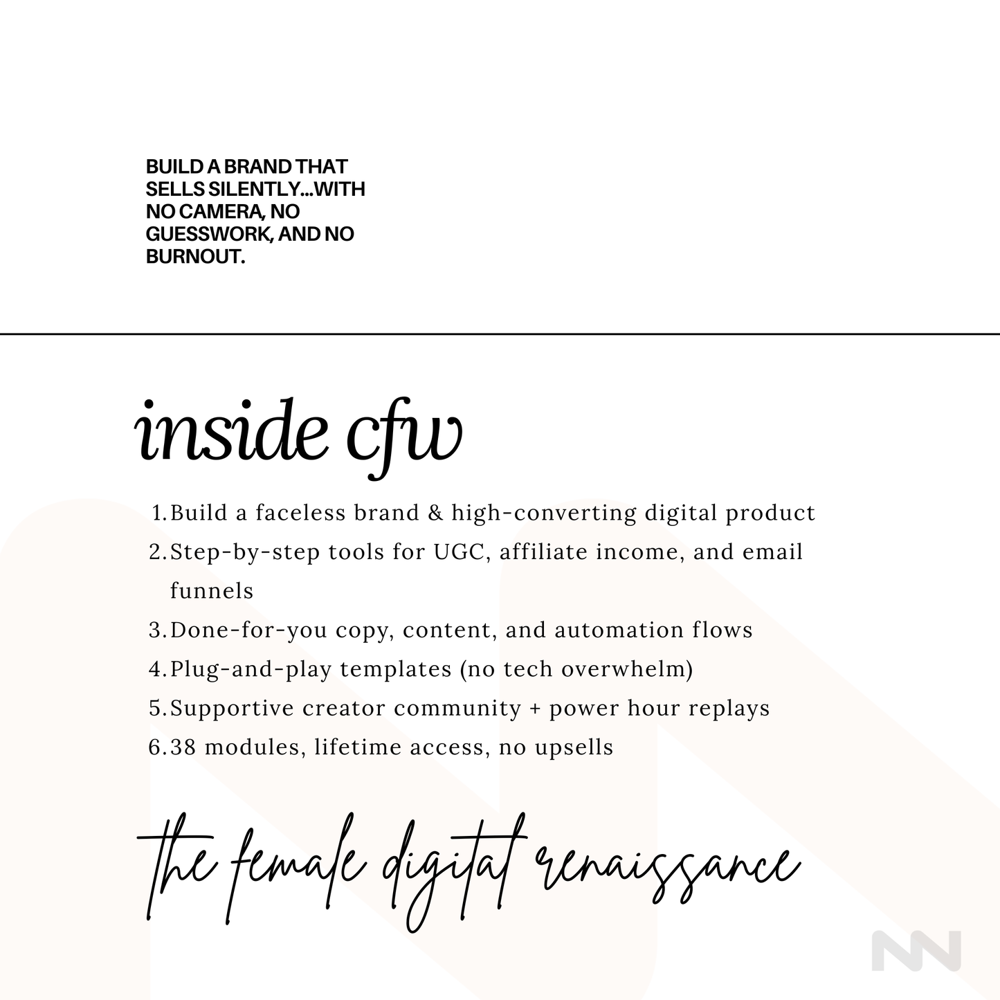 Create Faceless Wealth