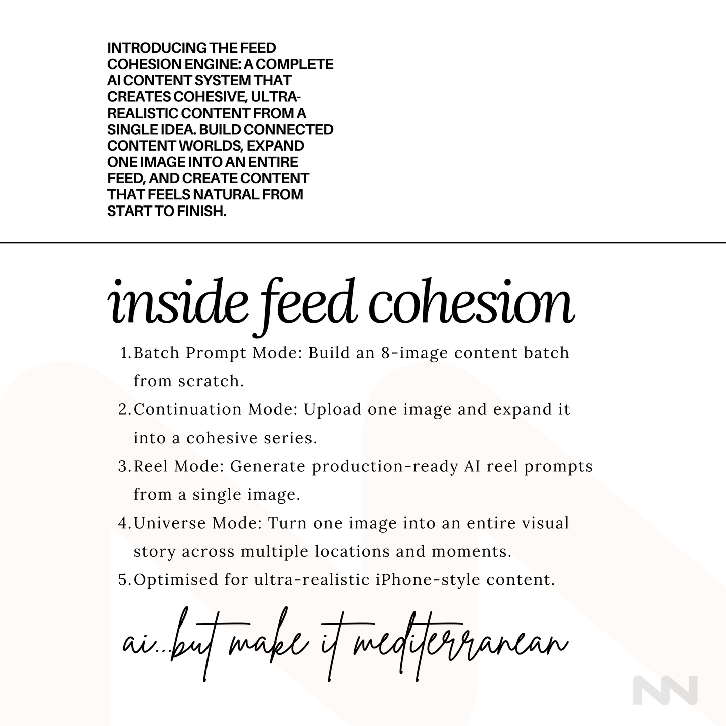 Feed Cohesion Engine